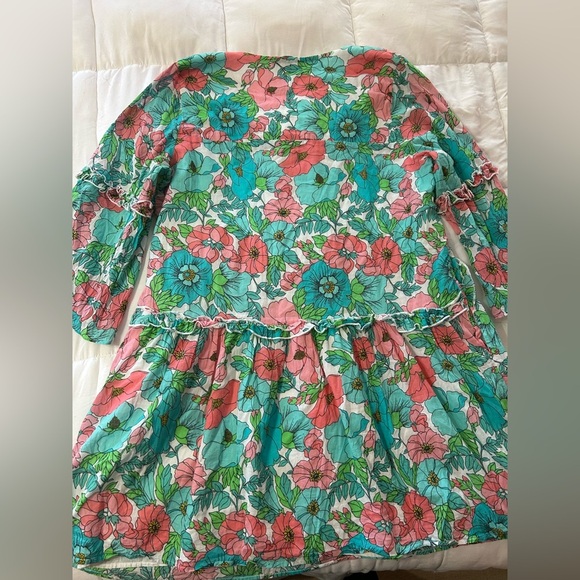Boston Proper Bouquet Of Summer Embellished Peasant Dress. - Picture 12 of 12
